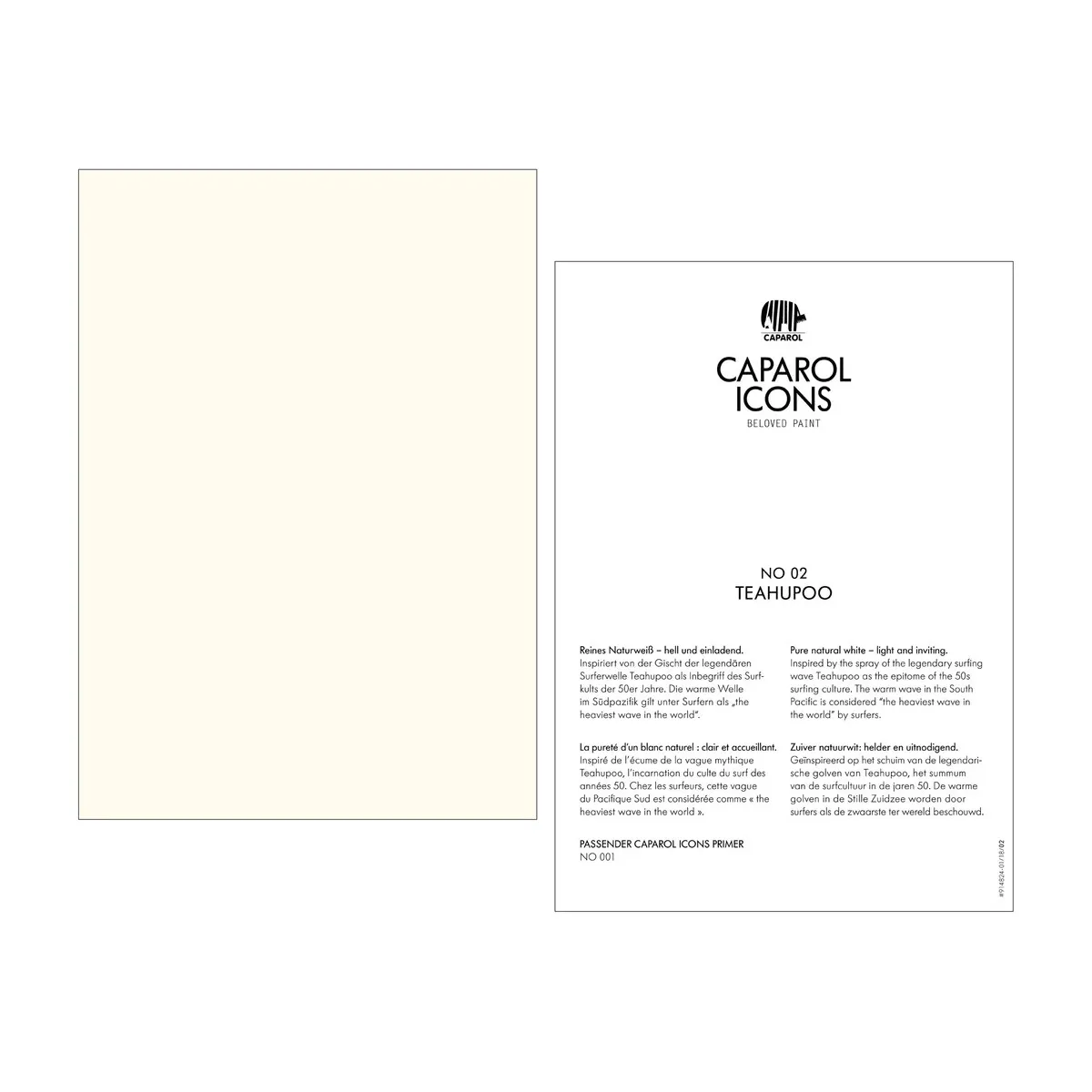 Caparol ICONS No 02 Teahupoo Caparol ICONS No 02 Teahupoo