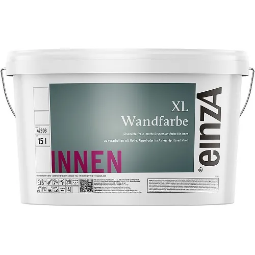 einzA XL Wandfarbe weiß