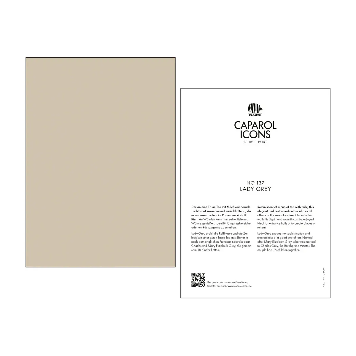 Caparol ICONS No 137 Lady Grey Caparol ICONS No 137 Lady Grey