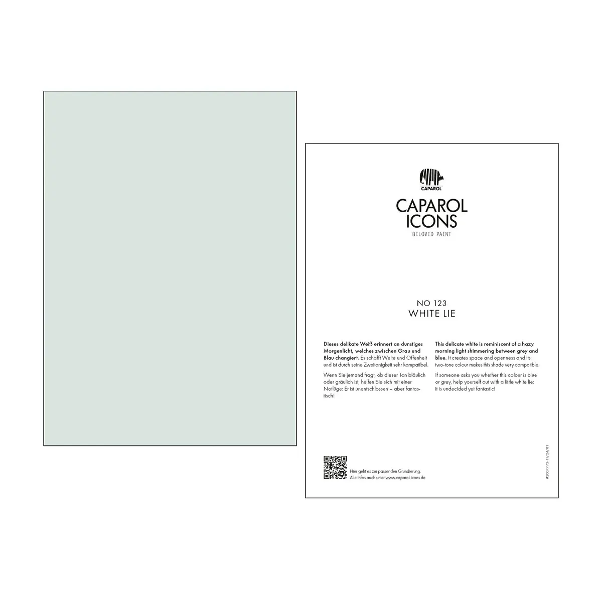 Caparol ICONS No 123 White Lie Caparol ICONS No 123 White Lie