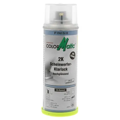 Dupli Color Sprühlack Colormatic 2K Scheinwerfer Klarlack