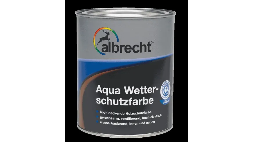 Albrecht Aqua Holzfarbe Wetterschutzfarbe