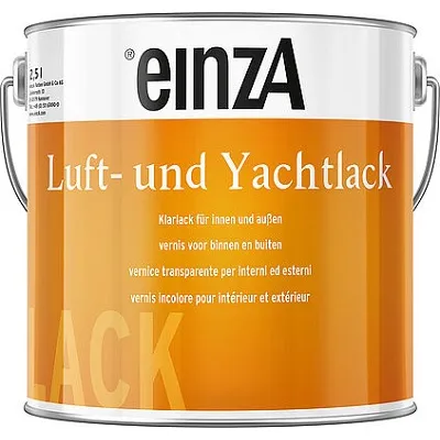 einzA Luftlack und Yachtlack Klarlack hochglänzend einzA Luftlack und Yachtlack Klarlack hochglänzend