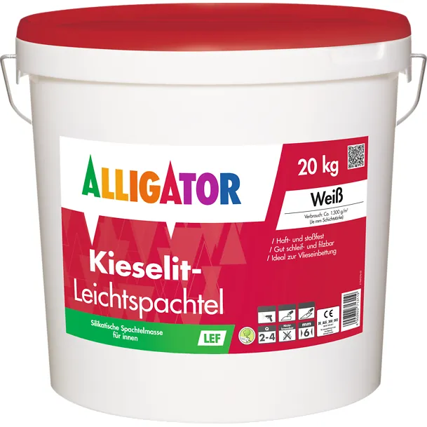 Alligator Kieselit Leichtspachtel Silikatspachtel