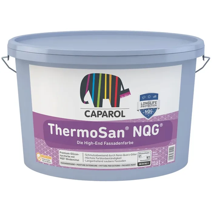 Caparol ThermoSan NQG Fassadenfarbe weiß 1,25 Liter Sonderpreis