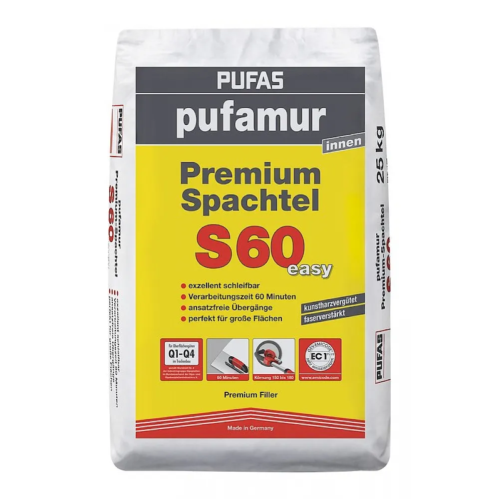 Pufas Pufamur Premium Spachtel S 60 Innenspachtel Pufas Pufamur Premium Spachtel S 60 Innenspachtel