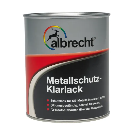 Albrecht Metallschutzlack Klarlack 750ml. glänzend