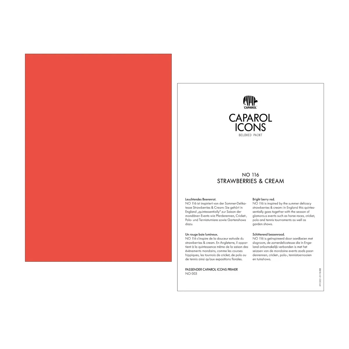 Caparol ICONS No 116 Strawberry & Cream