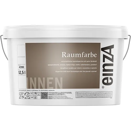 einzA Raumfarbe weiß Wandfarbe