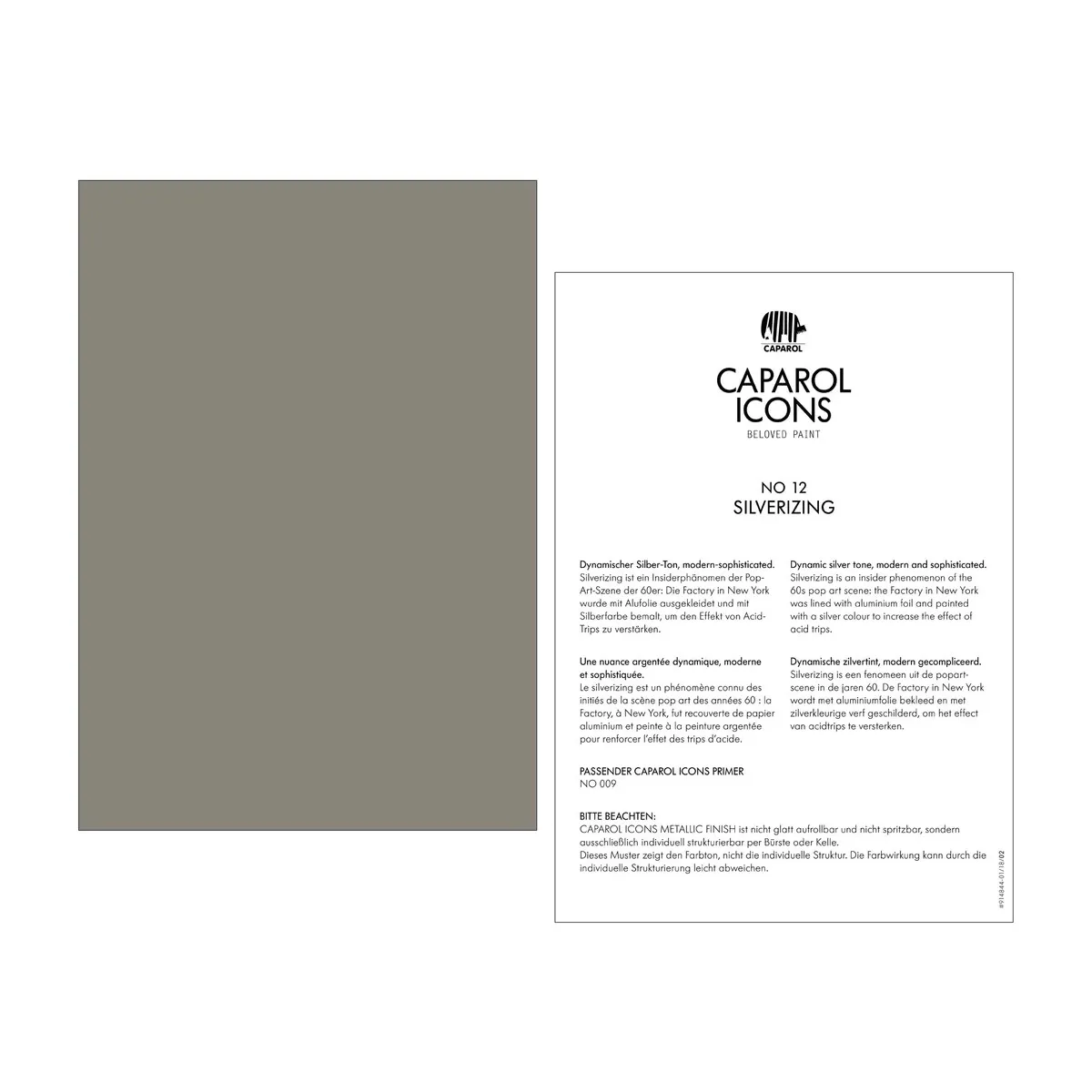 Caparol ICONS No 12 Silverizing metallic