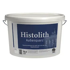Histolith Außenquarz Silikatfarbe weiß