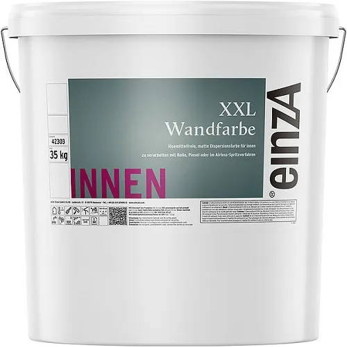 einzA XXL Wandfarbe Innenfarbe weiß
