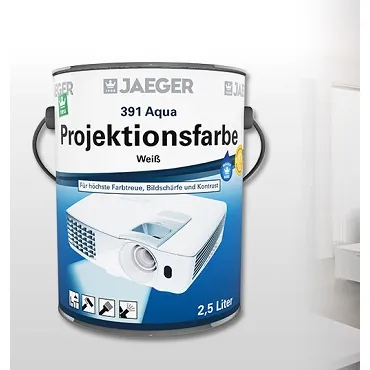 Jaeger Aqua Projektionsfarbe 391 Leinwandfarbe weiß Jaeger Aqua Projektionsfarbe 391 Leinwandfarbe weiß