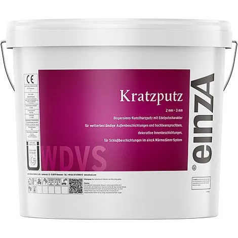 einzA Kratzputz Wunschfarbton einzA Kratzputz Wunschfarbton