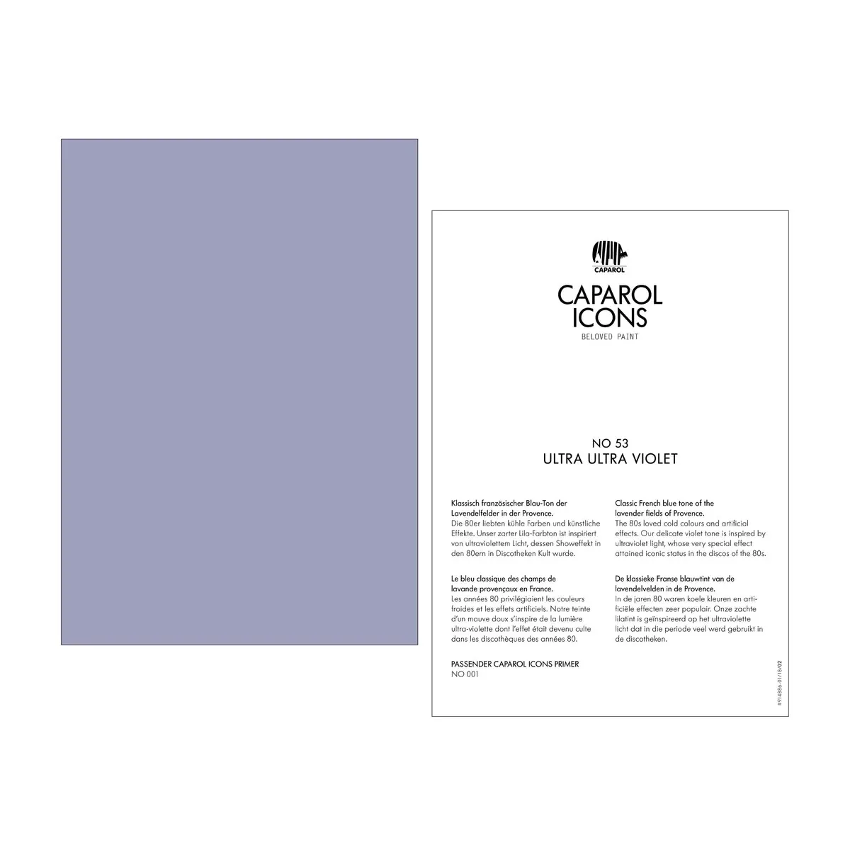 Caparol ICONS No 53 Ultra Ultra Violet Caparol ICONS No 53 Ultra Ultra Violet