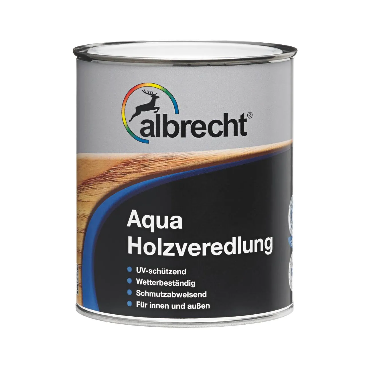 Albrecht Holzlasur  Aqua Holzveredlung weiß