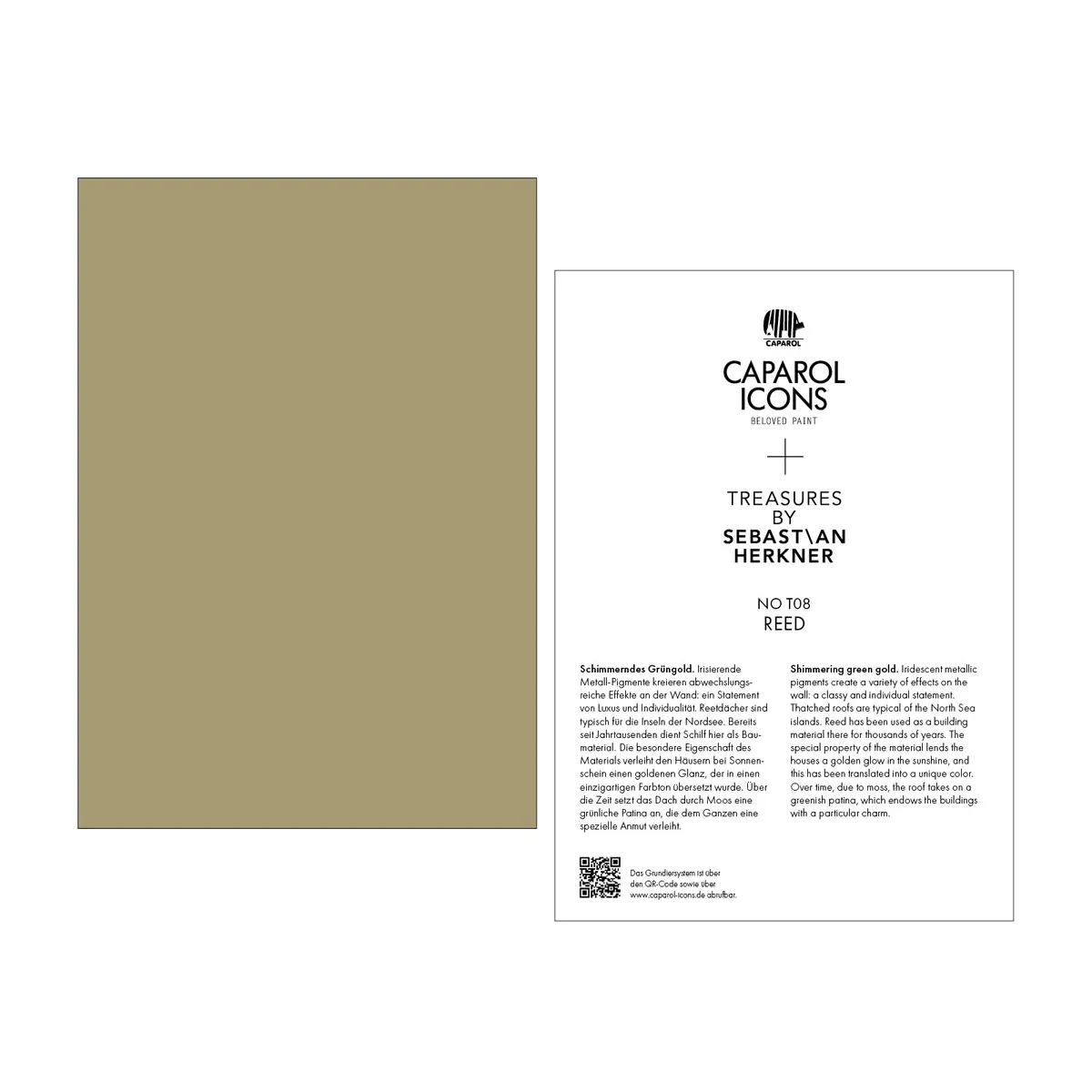 Caparol ICONS No T08 Reed metallic Caparol ICONS No T08 Reed metallic