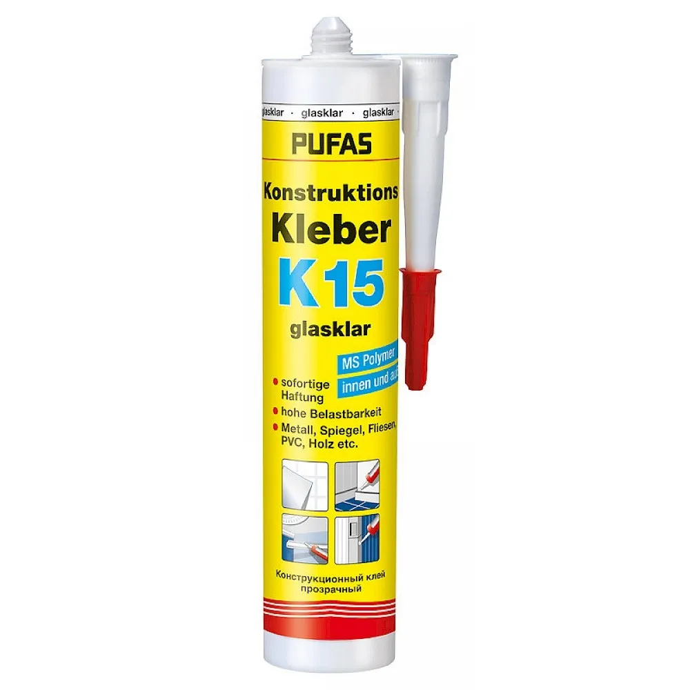 Pufas Konstruktionskleber K15 technische Information