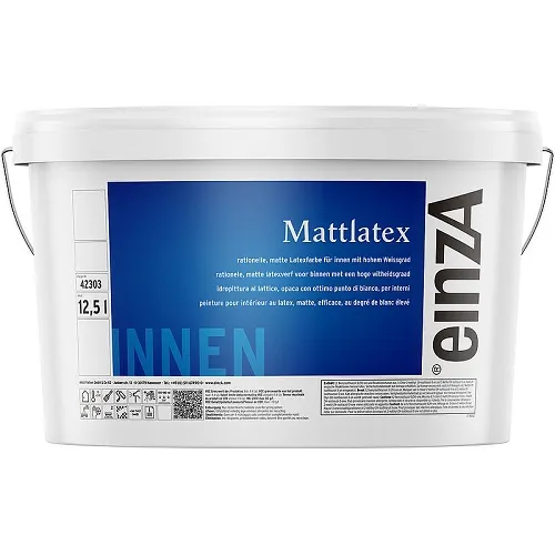 einzA Mattlatex Wandfarbe