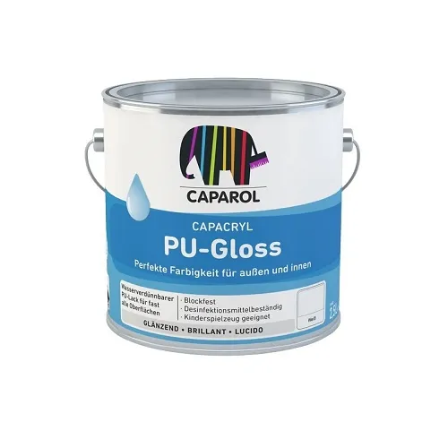 Caparol Acryllack Capacryl PU Gloss weiß glänzend Caparol Acryllack Capacryl PU Gloss weiß glänzend