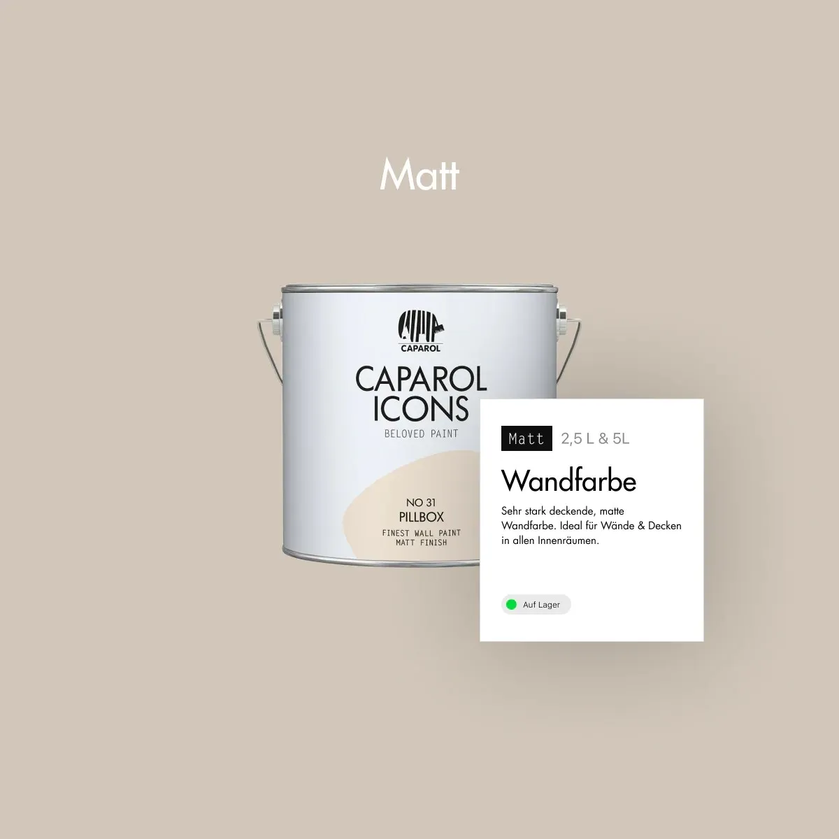 Caparol ICONS No 31 Pillbox Caparol ICONS No 31 Pillbox