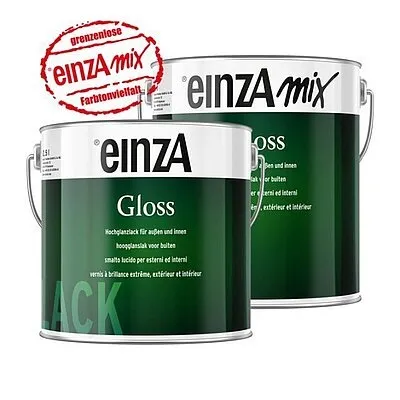 einzA Gloss weiß Hochglanz