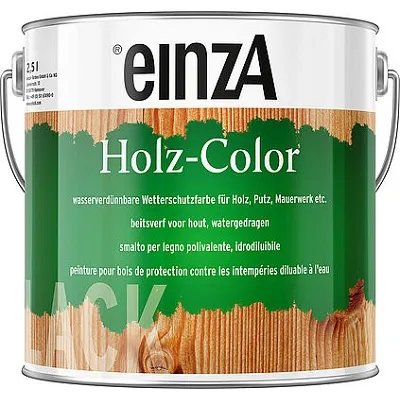 einzA Holz Color Weiß Holzfarbe