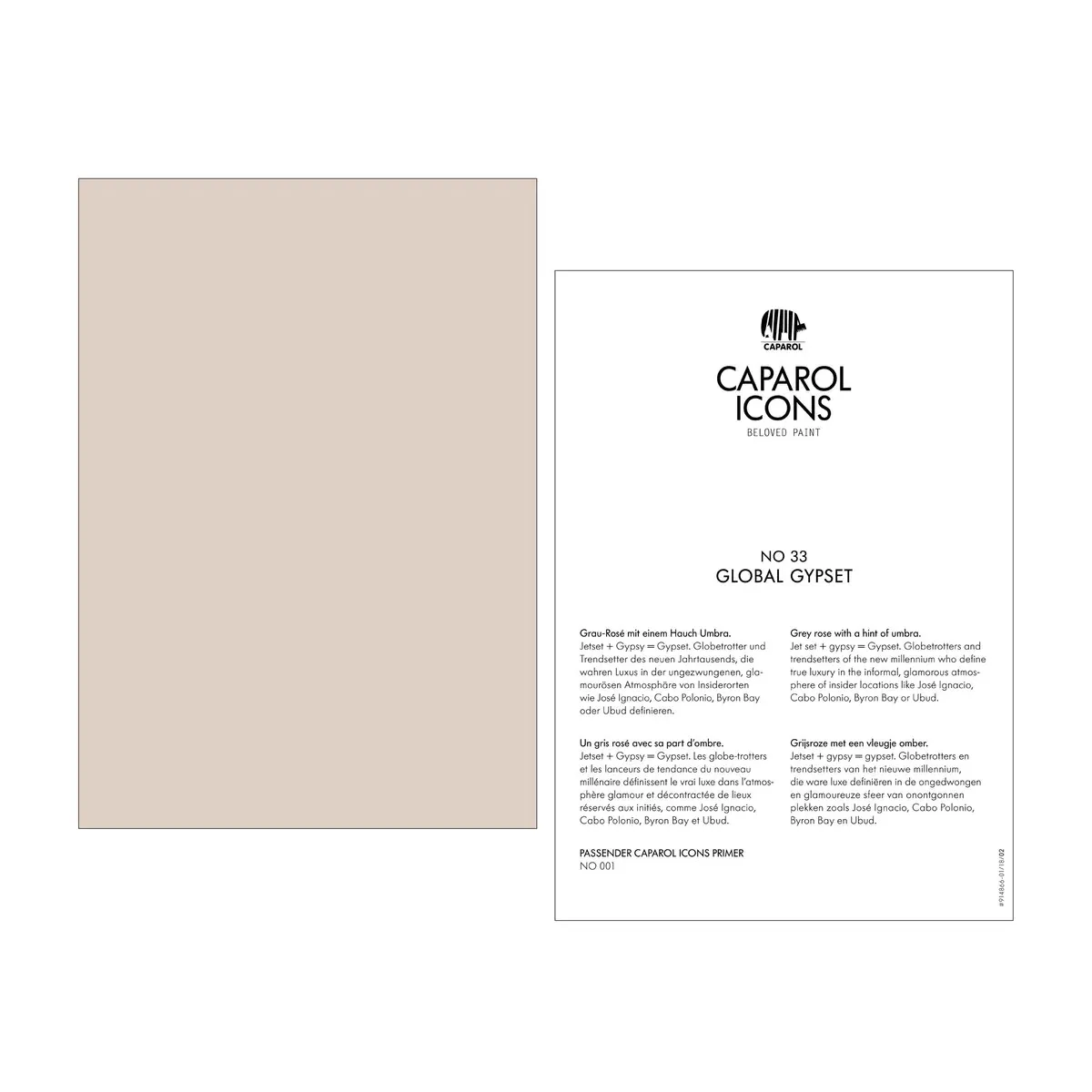 Caparol ICONS No 33 Global Gypset Caparol ICONS No 33 Global Gypset