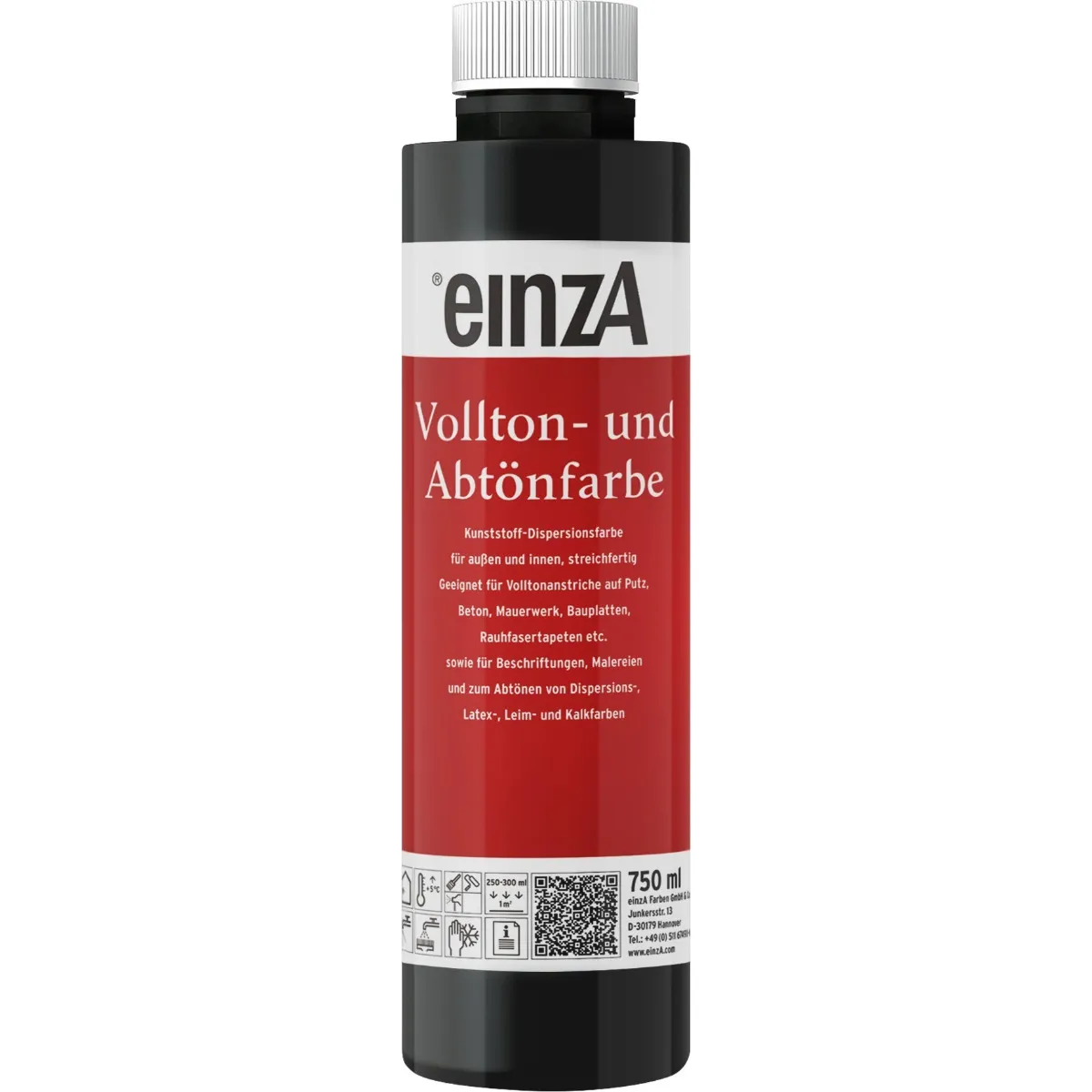 einzA Volltonfarbe Abtönfarbe Weiß