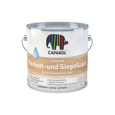 Caparol Klarlack Capadur Parkettlack Siegellack seidenmatt Caparol Klarlack Capadur Parkettlack Siegellack seidenmatt