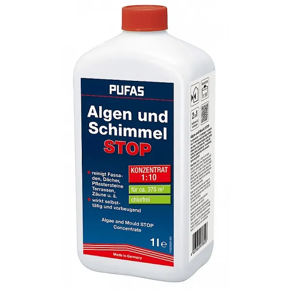 Pufas Algen und Schimmel Stop Konzentrat 1 Liter