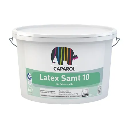 Caparol Latex Samt 10 weiß Wandfarbe Innenfarbe Caparol Latex Samt 10 weiß Wandfarbe Innenfarbe