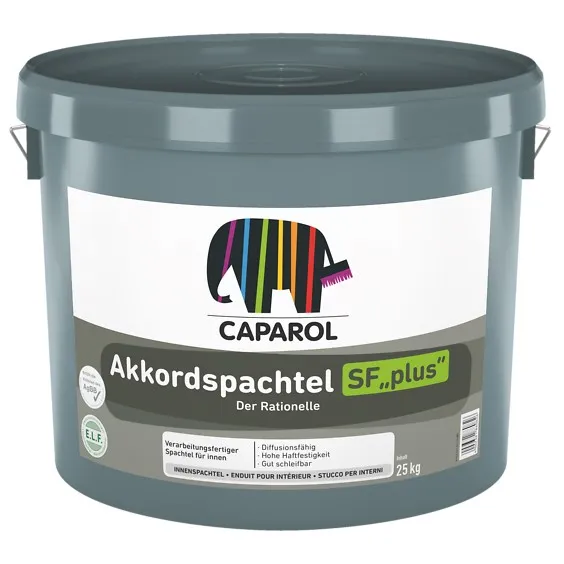 Caparol Akkordspachtel SF Plus Innenspachtel Sonderpreis Caparol Akkordspachtel SF Plus Innenspachtel Sonderpreis