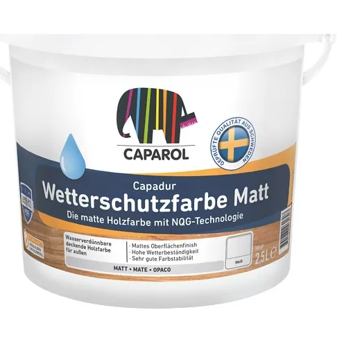 Caparol Capadur Wetterschutzfarbe Matt weiß