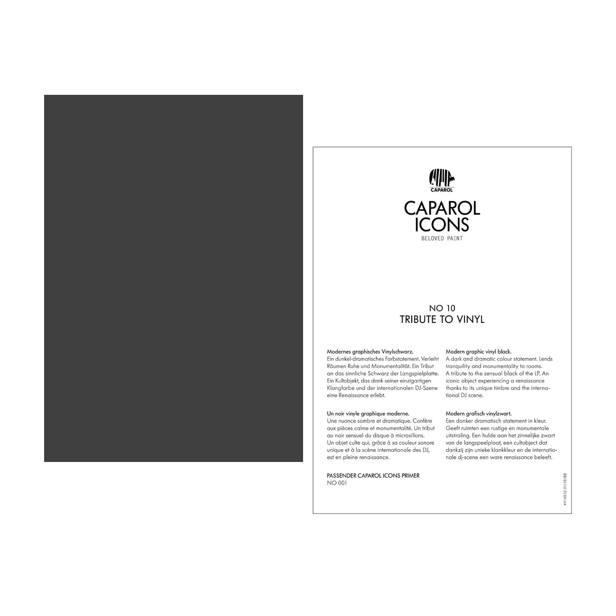 Caparol ICONS No 10 Tribute To Vinyl Caparol ICONS No 10 Tribute To Vinyl