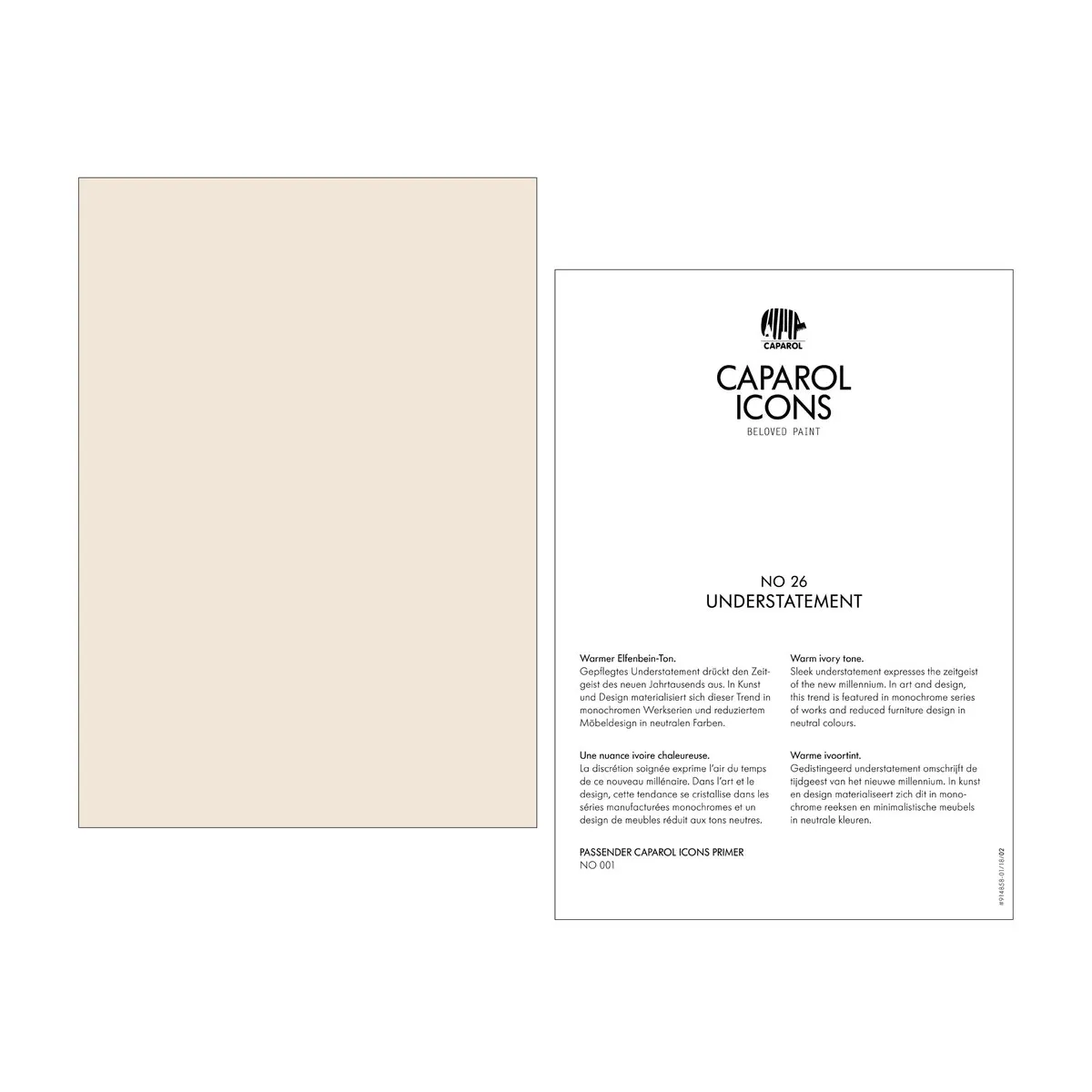 Caparol ICONS No 26 Understatement Caparol ICONS No 26 Understatement
