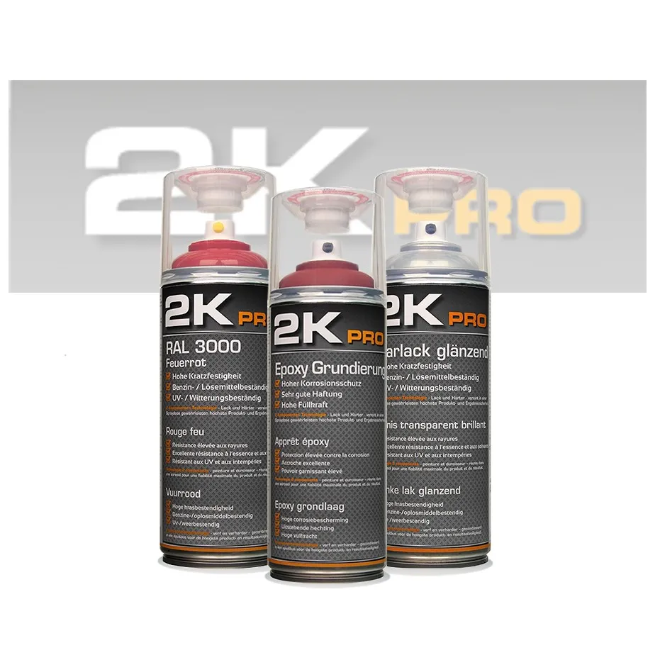 2K Pro Buntlack Sprühlack 2K Pro Buntlack Sprühlack