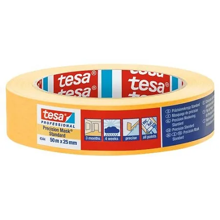 tesa 4344 Präzisionskrepp 19mm x 50 Meter