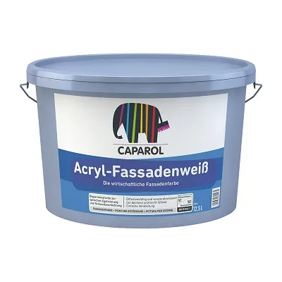 Caparol Acryl Fassadenweiß technische Information Nr. 130
