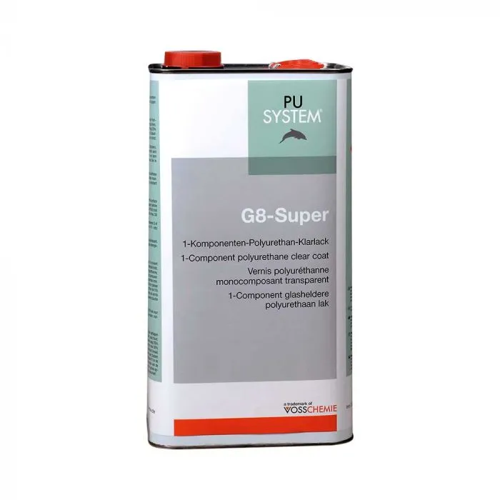 Vosschemie G8 Super PUR Klarlack technisches Merkblatt