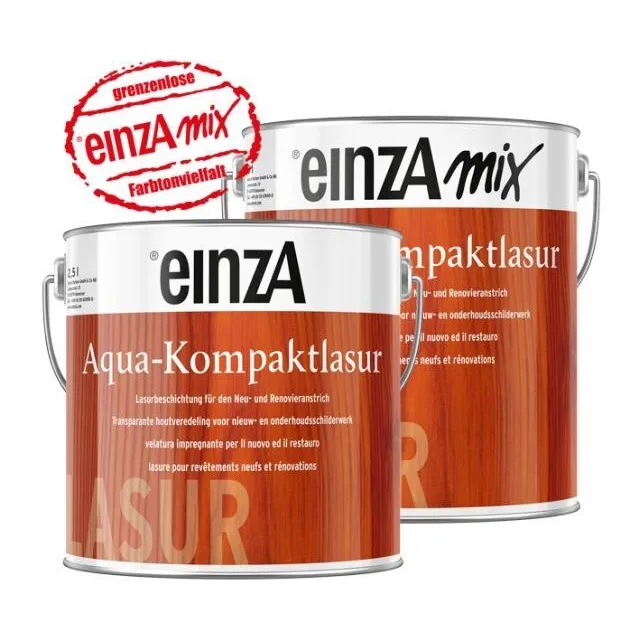 einzA Aqua Kompaktlasur nussbaum