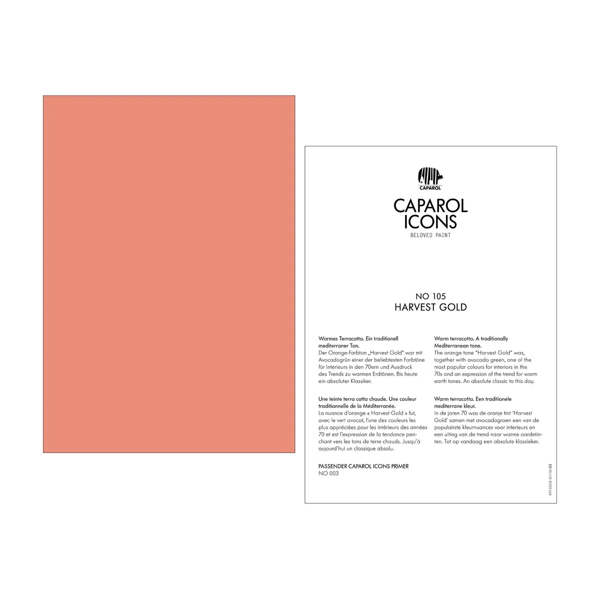 Caparol ICONS No 105 Harvest Gold Caparol ICONS No 105 Harvest Gold