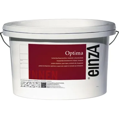 einzA Optima ultramatt Wandfarbe weiß